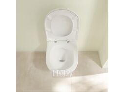 Унитаз подвесной Villeroy & Boch O.Novo Direct Flush с сиденьем микролифт (5660HR01)