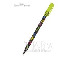 Ручка шариковая "HappyWrite. Разноцветные зебры", 0,5мм, синяя Bruno Visconti 20-0215/39