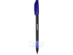 Ручка шариковая d=0.7 мм "Triolino Blacky" серия Speed Pro, черн. трехгр. корп. с каучук дер синяя deVente 5073343