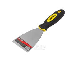 Шпатель нержавеющий с прорезиненной ручкой 3"-75мм Profi BaumAuto BM-33913