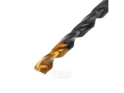 Сверло по металлу, 5 мм, HSS-Tin, Golden Tip, 10 шт. Denzel 717213