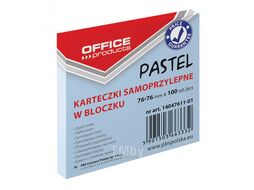 Бумага для заметок на клейкой основе 76*76 мм 100 л., желтый пастель Office Products 14047611-06