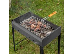 Решетка гриль 350x280 мм универсальная, эластичное плетение, хромир. PALISAD Camping 69551