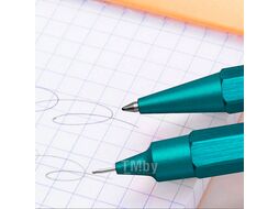 Ручка шарик. "scRipt" 0,7 мм, метал., красный, стерж. черный Clairefontaine 9384C