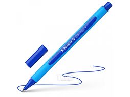 Ручка шарик. "Slider Edge F" пласт., голубой/синий, стерж. синий Schneider 152003