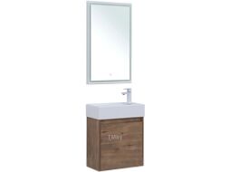 Тумба с умывальником Aquanet Nova Lite 50 / 302521 (дуб рустикальный)