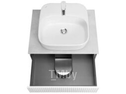 Тумба с умывальником Акватон Марбл Слэйт 60 / 1A2761K0MH4C0 (белый)