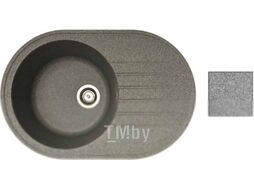 Мойка кухонная со смесителем БелЭворс Rondo L + смеситель W74004-9 + дозатор L405-1 (серый/сатин)