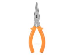 Длинногубцы Classic, 160 мм, прямые шлифованные, пластмассовые рукоятки SPARTA 17157