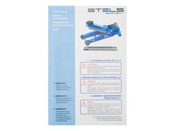Домкрат гидравл. подкатной, быстр.подъем, 3,5т LOW PROFILE QUICK LIFT, 110-565 мм, проф STELS 51135