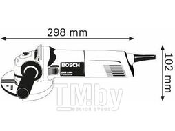 УШМ (болгарка) одноручная BOSCH GWS 1400 в кор. (1400 Вт, диск 125х22 мм, без регул. об.) (0601824800)