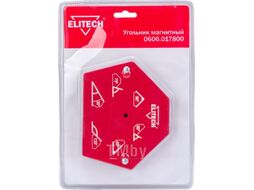Угольник магнитный ELITECH 0606.017800