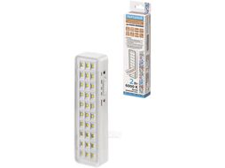 Светильник светодиодный аккумуляторный СБА 30 LED, DC, Li-ion 3,7 В 1 А*ч, 3-5 ч, пластик, Народный TDM SQ0308-0300