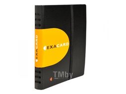 Визитница настольная 140*200 мм, 120 карт. "Exacard" пласт., вертикальная, черный Exacompta 75034E