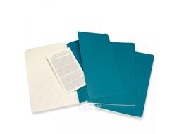 Блокнот А5 130*210 мм, 40 л., лин. "Cahier Journal Large" интегральн. обл. карт., розовый неон Moleskine 1128353