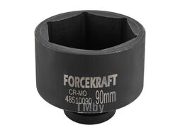 Головка ударная глубокая 1", 90мм (6гр) FORCEKRAFT FK-48510090