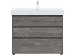 Тумба с умывальником Aquanet Nova Lite 100 / 307082 (дуб рошелье)