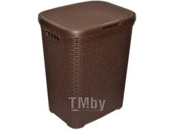 Корзина для белья Violet Ротанг / 186001 (60л, коричневый)