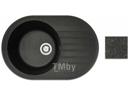 Мойка кухонная со смесителем БелЭворс Rondo L + смеситель W74004-2 + дозатор L405F (черный)