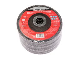 Круг лепестковый торцевой, P 80, 125 х 22,2 мм MATRIX 74044