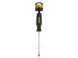 Отвертка SL8x150 мм, CrV, трехкомпонентная рукоятка Denzel 12200