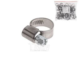 Хомут червячный 20-32 мм, нерж.сталь W2 (50 шт в пакете) STARFIX SM-67964-50