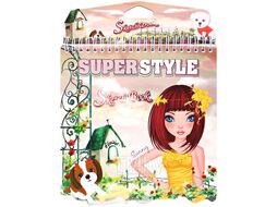 Блокнот для творчества с трафаретами и наклейками "Superstyle" Centrum 89635
