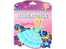 Блокнот для творчества с трафаретами и наклейками "Superstyle" Centrum 89635