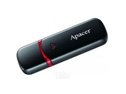 Флеш-накопитель USB Apacer AH333 32GB AP32GAH333B-1 Black (USB2.0, пластиковый корпус, с колпачком)