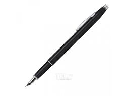 Ручка перьевая M "Classic Century Black" метал., подарочн. упак., черный/золотистый, патрон черный 2 шт. Cross AT0086-110MF