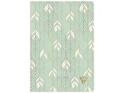 Блокнот А5 148*210 мм, 48 л., лин. "Neo Deco Spring-Summer collection", шитый, морской зеленый Clairefontaine 193336C