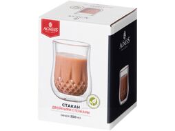 Стакан для горячих напитков Agness Double Wall 250-159