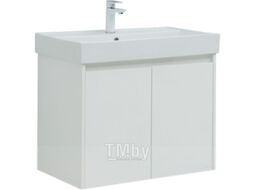 Тумба с умывальником Aquanet Nova Lite 75 / 302526 (белый глянец)