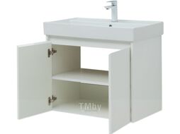 Тумба с умывальником Aquanet Nova Lite 75 / 302526 (белый глянец)