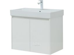 Тумба с умывальником Aquanet Nova Lite 75 / 302526 (белый глянец)