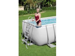 Каркасный бассейн Bestway Power Steel 56670 (488x244x122см, с фильтр-насосом, лестницей и тентом)
