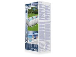 Каркасный бассейн Bestway Power Steel 56670 (488x244x122см, с фильтр-насосом, лестницей и тентом)