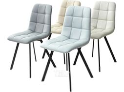 Стул M-City Chilli Square / UDC8025HK01703 (HK017-03 светло-серый/черный)