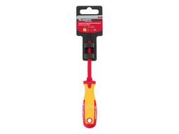 Отвертка Insulated, SL3,0 x 80 мм, CrMo, до 1000 В, двухкомп. рукоятка MATRIX PROFESSIONAL 12914