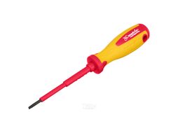 Отвертка Insulated, SL3,0 x 80 мм, CrMo, до 1000 В, двухкомп. рукоятка MATRIX PROFESSIONAL 12914