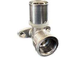 Угольник с креплением Rifeng F5-ZL1620x1/2F пресс-фитинг (никель) (F5-ZL1620x1/2F)