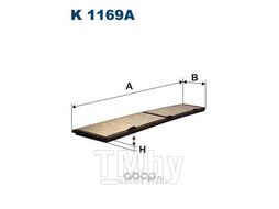 Фильтр салонный BMW 1 (E87), 3 (E90/E91) 3/05-> FILTRON K1169A