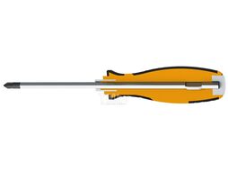 Отвертка крестовая "GRIPro", Phillips №3, 150 мм, силовая TOLSEN TT20127