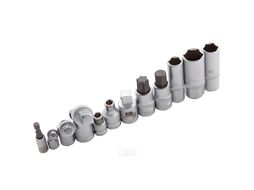 Набор инструмента, 1/4", 3/8", 1/2", Cr-V, S2, усиленный кейс, 216 предм. STELS 14115