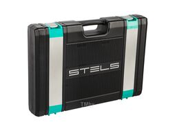 Набор инструмента, 1/4", 3/8", 1/2", Cr-V, S2, усиленный кейс, 216 предм. STELS 14115