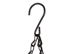 Подвесное кашпо с декором, 25 см, с кокосовой корзиной PALISAD 69005