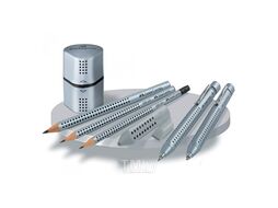 Простой карандаш Faber Castell Grip 2001 / 117000 (HB, серебристый)