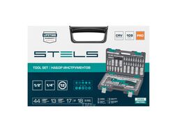 Набор инструментов 109 предметов 12 гранные головки Stels 14122