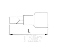 Головка торцевая 1/4" с вставкой SL4,5 Licota H2SL045
