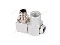 Переходник резьбовой M1/4" - F1/4" шарнирный 360 градусов NORDBERG NPMM22S